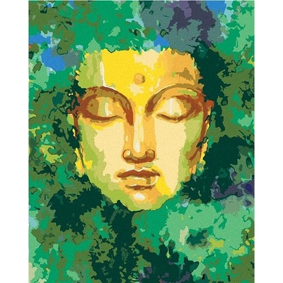 zuty Malování Podle Čísel Buddha A Příroda 40 x 50 Cm Plátno Rám