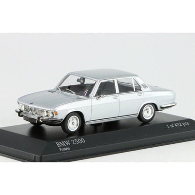 BMW 2500 E3 1968 stříbrná Minichamps 1:43