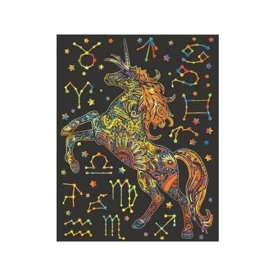 Colorvelvet - Włochy Welw coloring page. 47x35 Unicorn Sky