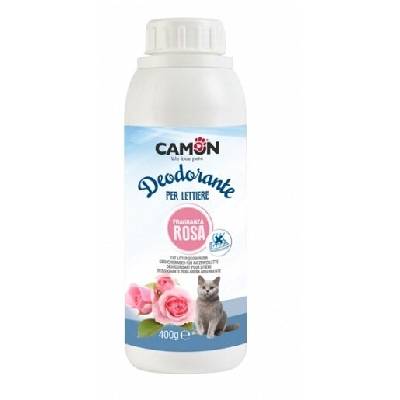 Deodorant for litter trays with vanilla scent and enzymes - дезодорант за котешка тоалетна с роза или ванилия 400 гр