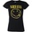 ROCK OFF Дамска тениска Nirvana - Yellow Happy Face - NIRVTS04LB