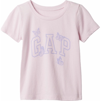GAP Graphic Logo Tee ružová fialová