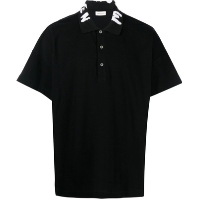 Alexander McQueen Graffiti Collar polo tričko