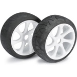 ABSIMA Гуми асфалтови за онроуд бъги модел Абсима Wheel Set Buggy "7 Spoke / Street" white 1: 8 (2 pcs) 2530009 (2530009)