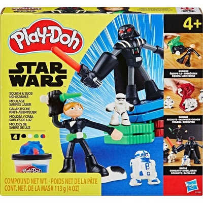 Hasbro Play-Doh Sada šavlí Star Wars BUILD & SLICE G1583