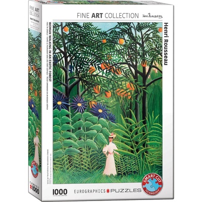 EUROGRAPHICS - Puzzle Woman in an Exotic Forest - 1 000 piese