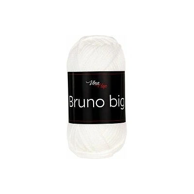 Vlna-hep Příze Bruno big 402 bílá