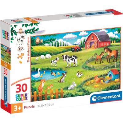 Clementoni Детски пъзел Clementoni от 30 части - Ферма за животни (20286)