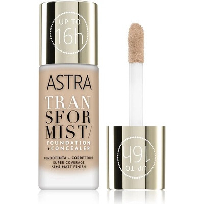 Astra Make-up Transformist дълготраен фон дьо тен цвят 02W Dune 18ml
