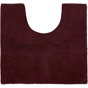 Tiseco Home Studio Изтривалка за баня в цвят бордо 50x45 cm Riva - Tiseco Home Studio (3456POMEGRANATE)