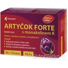 Noventis ARTIČOKA FORTE s monakolínom K 60 tabliet