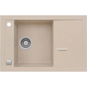 Alveus Композитна мивка Alveus Formic 30 Pebble, метално бежова, 76x50 см (1108028) Мивка за вграждане