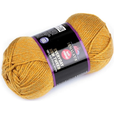 Příze pletací Everyday New Tweed 100 g Varianta: 1 (75103) hořčicová, Balení: 1 ks 52366/130013/244510