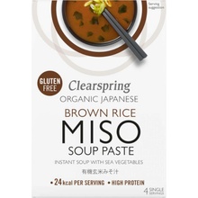 Clearspring Miso instatní polévka s hnědou rýží 4 x 15 g