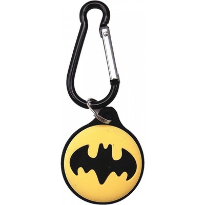 Loco Силиконов кейс с карабинер за Apple AirTag - Loco Cartoon Batman Apple AirTag Case (черен) (LOC016BAT)