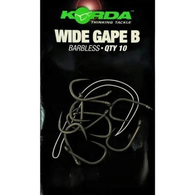 Korda Wide Gape Barbless veľ.4 10 ks