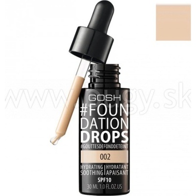 Gosh Foundation Drops make-up 2 Ivory 30 ml