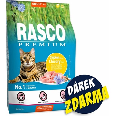 Rasco Premium Cat Kibbles Adult Chicken Chicori Root 2 kg