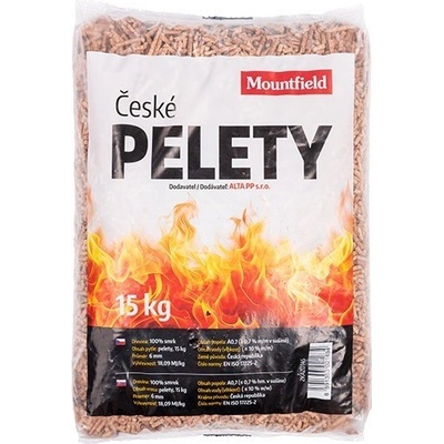 Mountfield pelety dřevěné 15 kg – Zboží Dáma