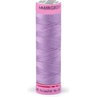 Polyesterové nitě návin 100 m Aspo Amann, střední, 0055 Dusty Lavender