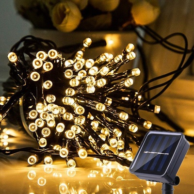 X-SITE LED světelný solární řetěz ZD-007 20m teplá bílá