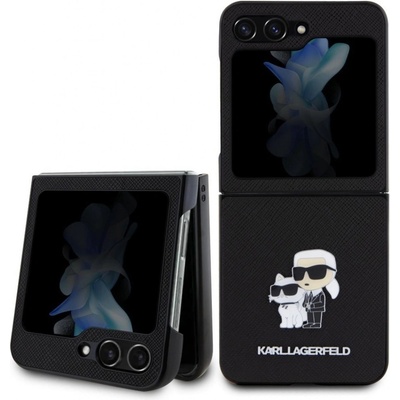 Karl Lagerfeld PU Saffiano Karl a Choupette NFT Samsung Galaxy Z Flip 5 čierne