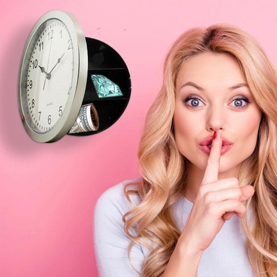 Winkee Стенен Часовник - Сейф