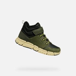 Geox Каки момчешка членкова обувка Geox Flexyper B ABX Geox | Zelen | Момчешки | 37