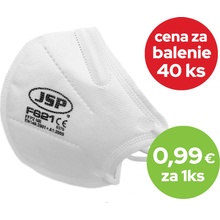 JSP F621 FFP2 respirátor bez ventilčeku Biela 40 ks