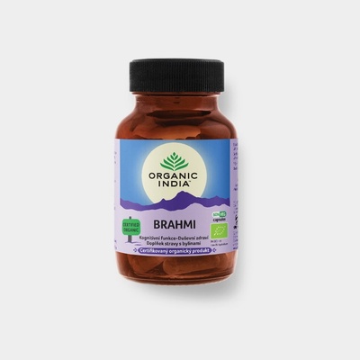 Organic India Brahmi GotuKola BIO 60 kapslí