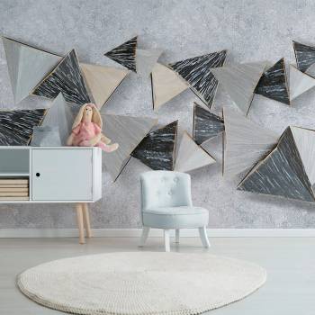 Image 1 of Art gift Фототапет Летящи пирамиди