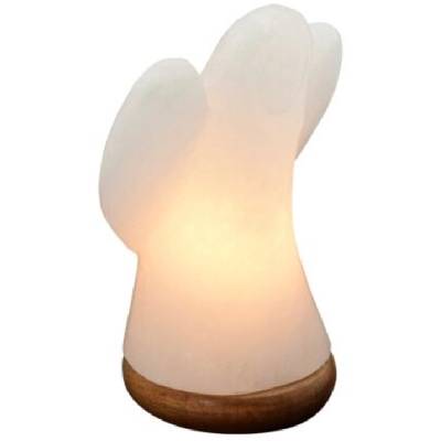 Лампа от хималайска сол Himalaya Salt Dreams - Ангел, бял, 15W, E14 (240933)