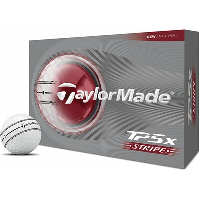 TaylorMade TP5x Stripe bílé 12 ks – Zbozi.Blesk.cz