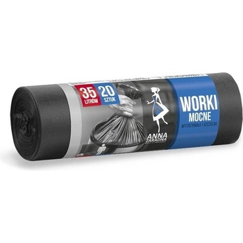 ANNA Торби за смет черни 35л, 20бр (t-800003)