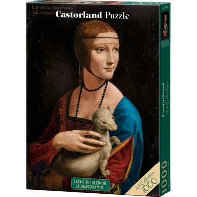 Castorland Leonardo da Vinci Dáma s hranostajem 1000 dílků
