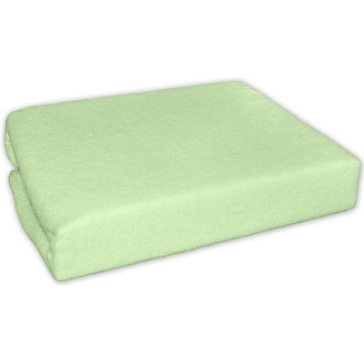 Baby Nellys prostěradlo jersey zelené 70x140
