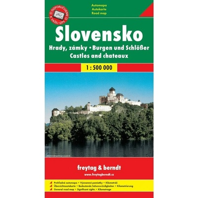 Freytag-Berndt Slovensko Hrady zámky 1:500T