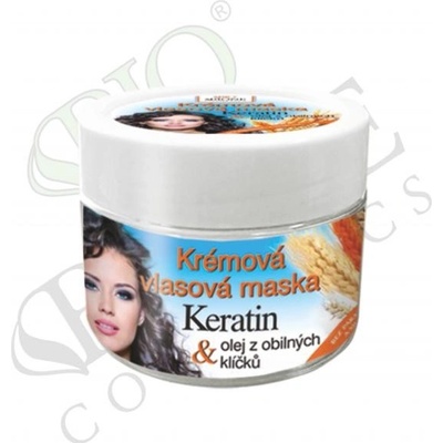 BC Bione Cosmetics Keratin Grain krémová maska pre všetky typy vlasov 260 ml