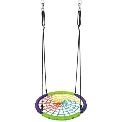 Bino Детска люлееща се кръгла постелка, цветна