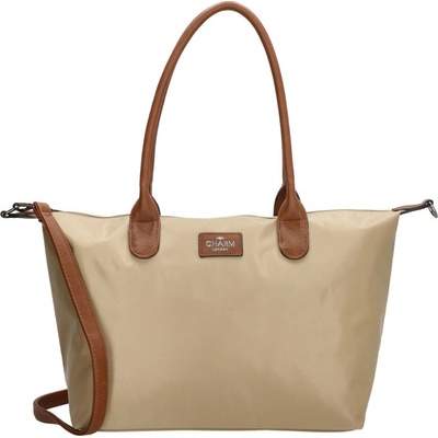 Charm London Nákupní shopper taška Buckingham písková