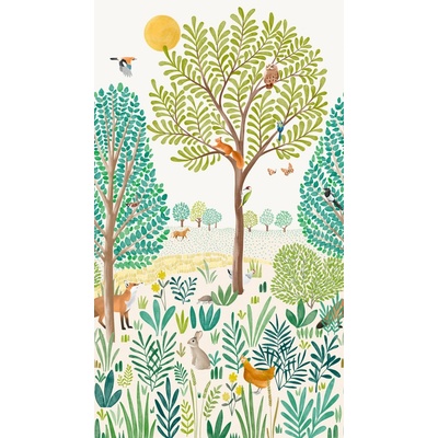 Grandeco LD6001 Dětská vliesová tapeta na zeď Little Dreamer, rozměry 0,53 x 10,05 m
