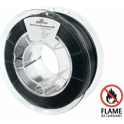 Spectrum 81441 FlameGuard ASA 275, 0.25kg, 1.75mm, DEEP BLACK