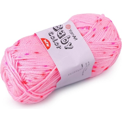 Pletací příze Baby Color 50 g Varianta: 13 (211) růžová, Balení: 1 ks 51220/126233/252400
