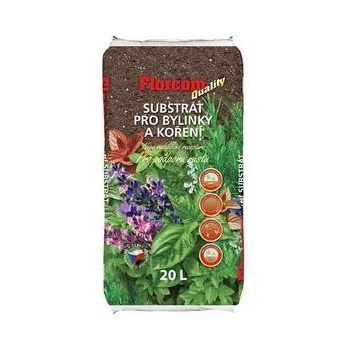 Florcom Substrát pre bylinky a korenie Quality 20 L