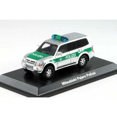 BoS-Models Mitsubishi Pajero Policie stříbrná/zelená 1:87