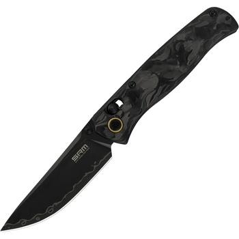 SRM Сгъваем нож SRM Medal 255L-FB2 - дръжка от карбон и ламинирана 140Cr стомана (d-29-46-4726)