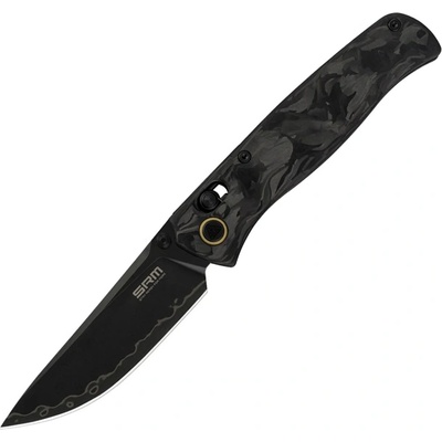 SRM Сгъваем нож SRM Medal 255L-FB2 - дръжка от карбон и ламинирана 140Cr стомана (d-29-46-4726)