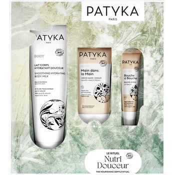 Patyka Комплект - Мляко за тяло, Крем за ръце и Балсам за устни, 150 + 40 + 10 ml