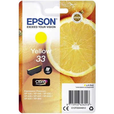 Epson 33 Yellow - originálny