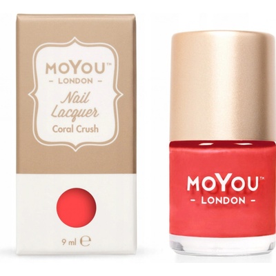 Lak na nehty pro razítkování - Coral Crush 9 ml